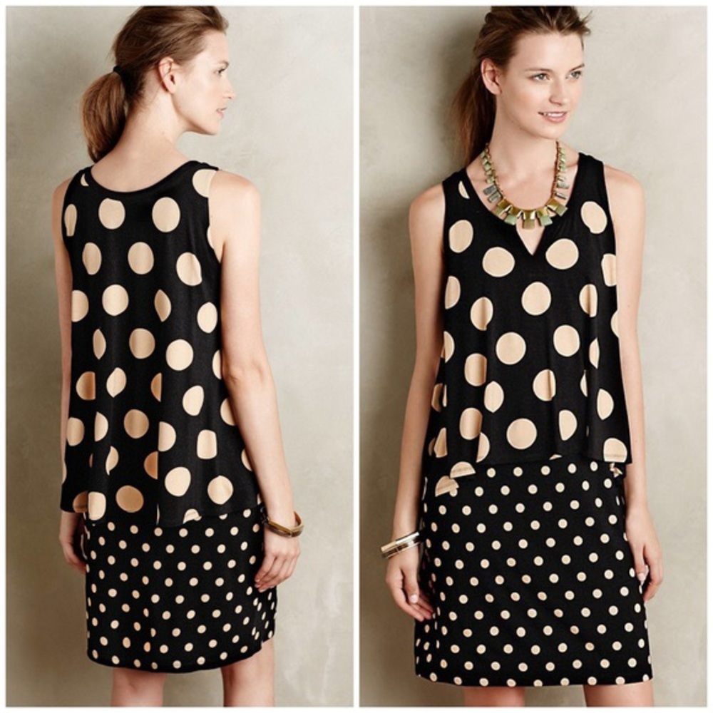 Anthropologie Maeve layered davina dress
